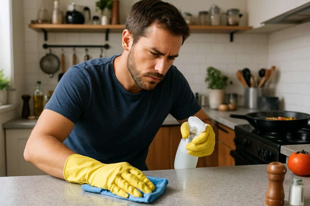 La psicologia indica che chi pulisce mentre cucina presenta 9 tratti specifici
