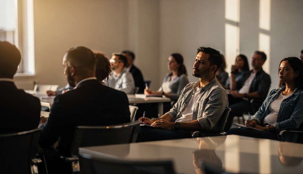 Secondo gli psicologi, chi si siede sempre in fondo alla sala mostra una forma di protezione inconscia